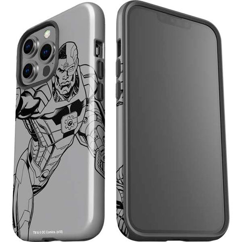 DC Comics Cyborg Comic Pop iPhone 15 Pro Impact Case